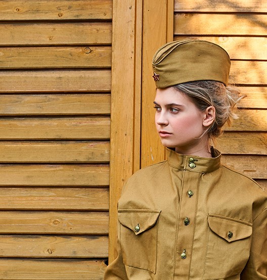 Пилотка солдатская с красной звездой ХИТ