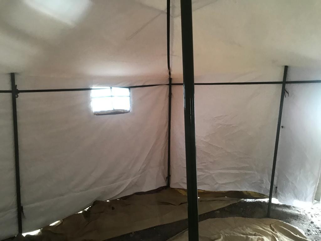 Палатка УСТ-56 зимняя (на металлических стойках) Палатка УСТ-56 зимняя (на металлических стойках)