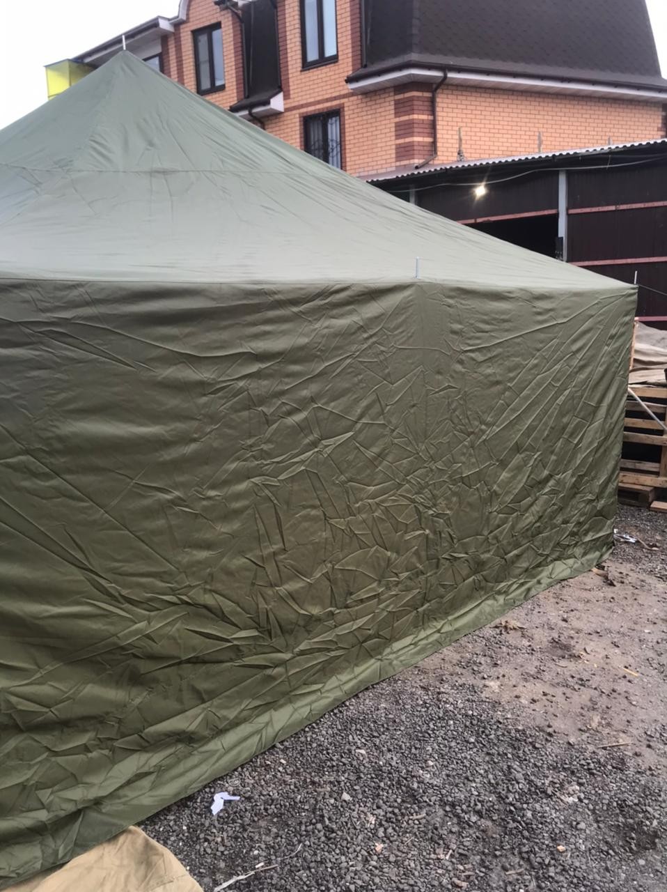 Палатка УСТ-56 зимняя (на металлических стойках) Палатка УСТ-56 зимняя (на металлических стойках)